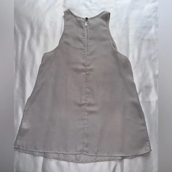 Lulu's Chic Gray Tank Top Size Small - Picture 4 of 5